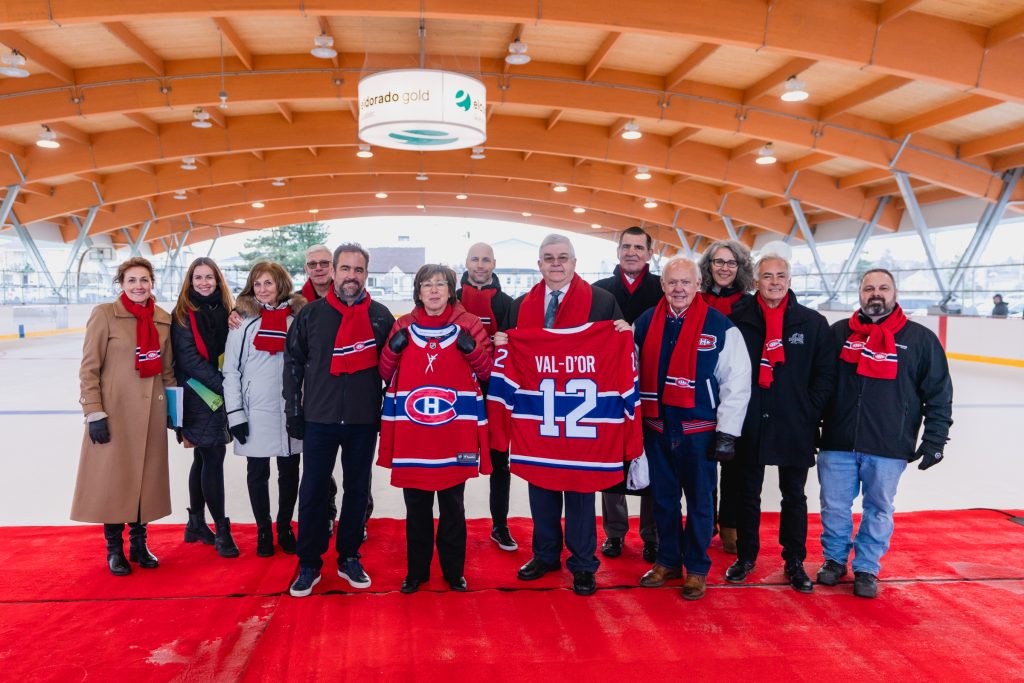 The Foundation inaugurates its 12th BLEU BLANC BOUGE rink in Val-d'Or