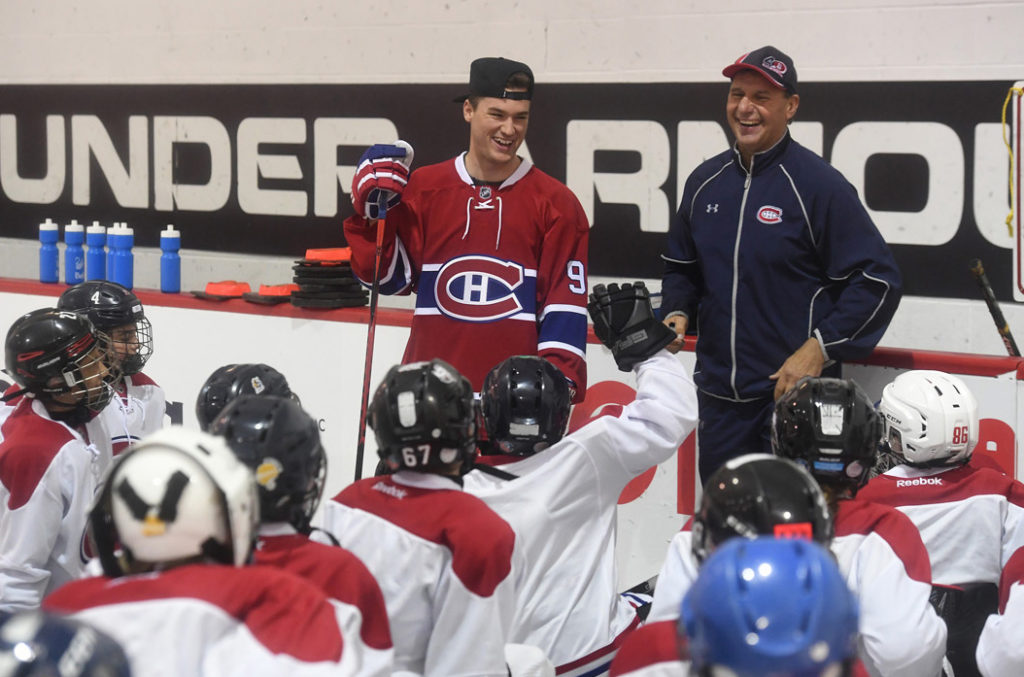 Jo et ses champions Program to Welcome Children at all Canadiens Home Games