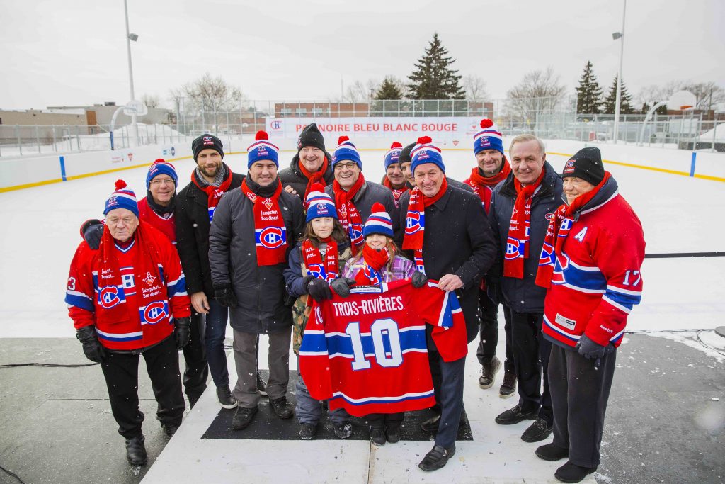 Inauguration de notre 10e patinoire BLEU BLANC BOUGE à Trois-Rivières