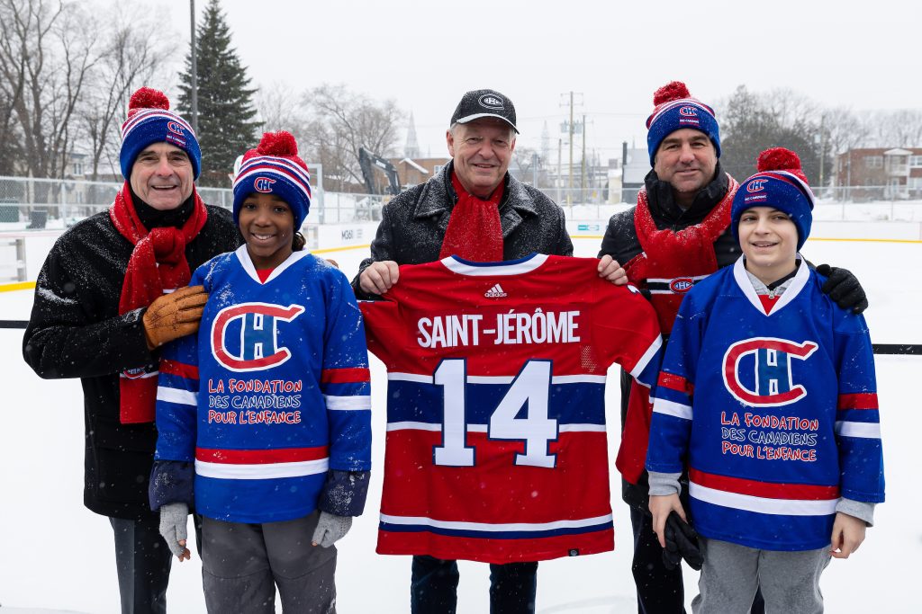 Une 14e patinoire BLEU BLANC BOUGE inaugurée à Saint-Jérôme
