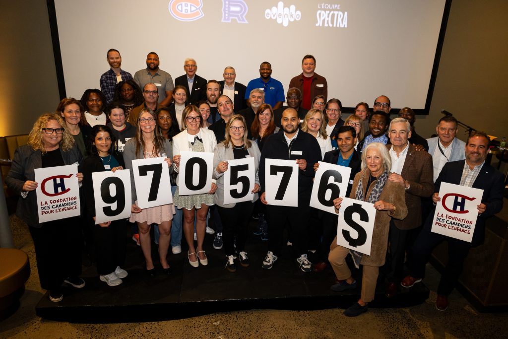 The Montreal Canadiens Children's Foundation awards $970,576 in donations